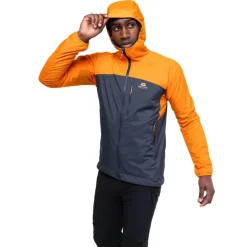 Softshell Jackets-Mountain Equipment Mens Aerotherm Jacket - Vine Green