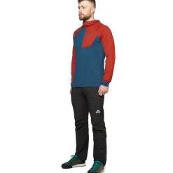 T-Shirts & Baselayers-Mountain Equipment Mens Aiguille Hooded Top - Vine-Majolica