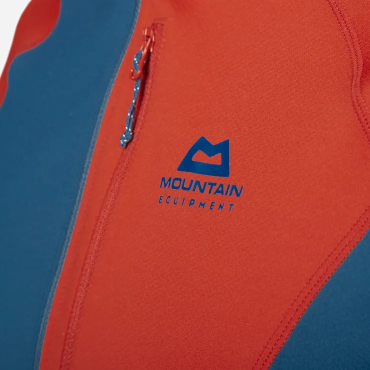 T-Shirts & Baselayers-Mountain Equipment Mens Aiguille Hooded Top - Vine-Majolica