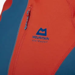 T-Shirts & Baselayers-Mountain Equipment Mens Aiguille Hooded Top - Admiral Blue