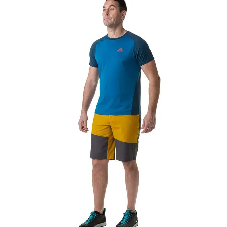 Shorts-Mountain Equipment Mens Anvil Short - Majolica-Alto Blue