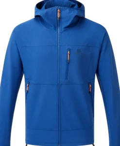 Softshell Jackets-Mountain Equipment Mens Arrow Hooded Jacket - Admiral Blue