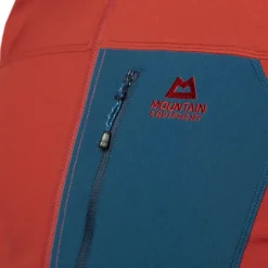 Softshell Jackets-Mountain Equipment Mens Arrow 1/4 Zip - Anvil-Redrock