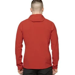 Softshell Jackets-Mountain Equipment Mens Arrow 1/4 Zip - Vine-Anvil Grey