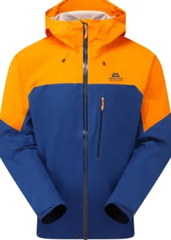 Waterproof Jackets-Mountain Equipment Mens Atmo Jacket - Admiral-Ember