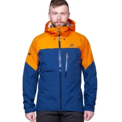 Waterproof Jackets-Mountain Equipment Mens Atmo Jacket - Admiral-Ember