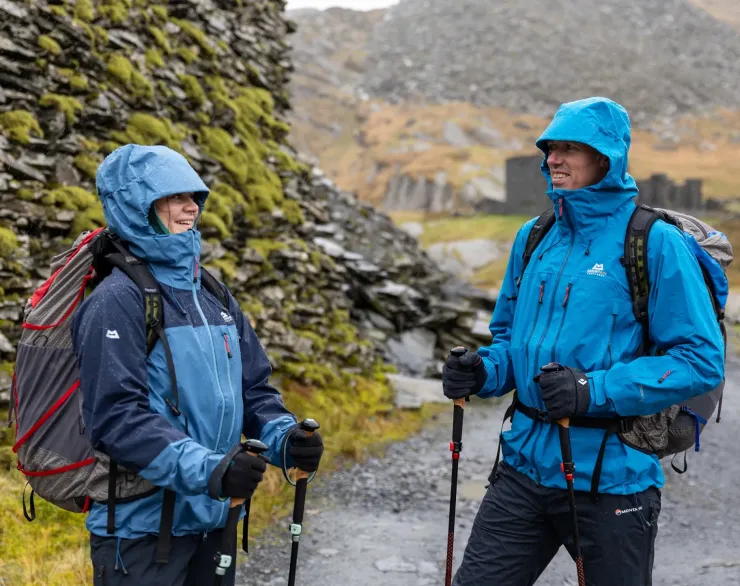 Waterproof Jackets-Mountain Equipment Mens Changabang Jacket - Mykonos Blue