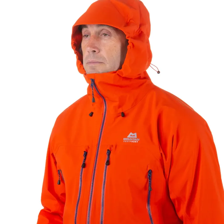 Waterproof Jackets-Mountain Equipment Mens Changabang Jacket - Cardinal Orange