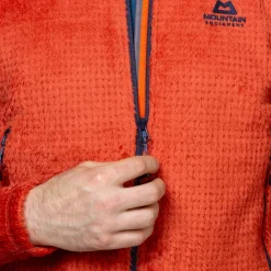Fleece & Mid Layer-Mountain Equipment Mens Concordia Jacket - Red Rock