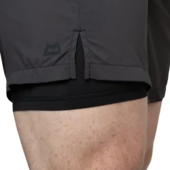 Shorts-Mountain Equipment Mens Dynamo Twin Shorts - Obsidian
