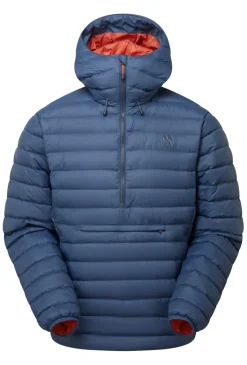 Insulated Jackets-Mountain Equipment Mens Earthrise Hooded Pullover - Dusk