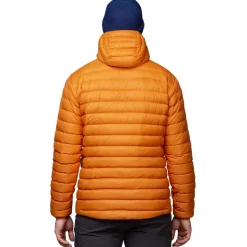 Insulated Jackets-Mountain Equipment Mens Earthrise Hooded Jacket - Black-Black