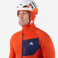 Fleece & Mid Layer-Mountain Equipment Mens Eclipse Hooded Zip-T - Fern