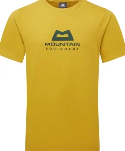 T-Shirts & Baselayers-Mountain Equipment Mens Emblem Tee - Olive Oil