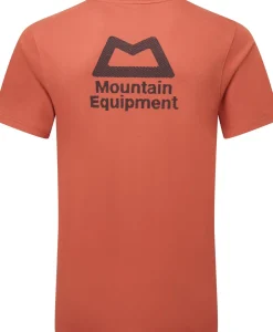 T-Shirts & Baselayers-Mountain Equipment Mens Everest Tee - Etruscan Red