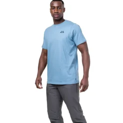 T-Shirts & Baselayers-Mountain Equipment Mens Everest Tee - Heritage Blue