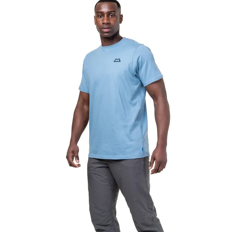 T-Shirts & Baselayers-Mountain Equipment Mens Everest Tee - Heritage Blue