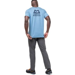 T-Shirts & Baselayers-Mountain Equipment Mens Everest Tee - Heritage Blue