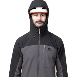 Softshell Jackets-Mountain Equipment Mens Frontier Jacket - Black