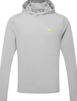 T-Shirts & Baselayers-Mountain Equipment Mens Glace Hooded Top - Mist