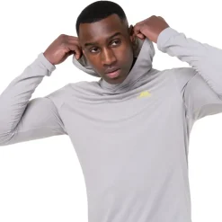 T-Shirts & Baselayers-Mountain Equipment Mens Glace Hooded Top - Fern