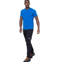 T-Shirts & Baselayers-Mountain Equipment Mens Groundup Tee - Atlantic Blue