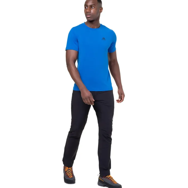 T-Shirts & Baselayers-Mountain Equipment Mens Groundup Tee - Fern Stripe