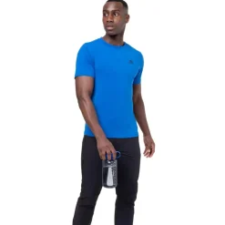 T-Shirts & Baselayers-Mountain Equipment Mens Groundup Tee - Fern Stripe