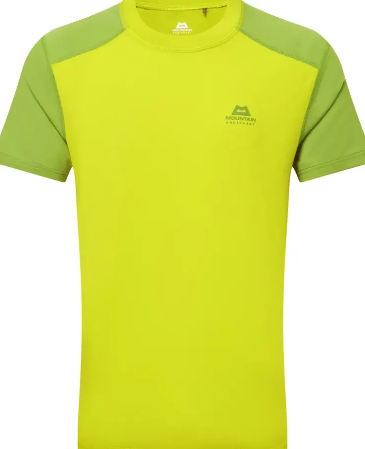 T-Shirts & Baselayers-Mountain Equipment Mens Headpoint Block Tee - Vine-Cactus