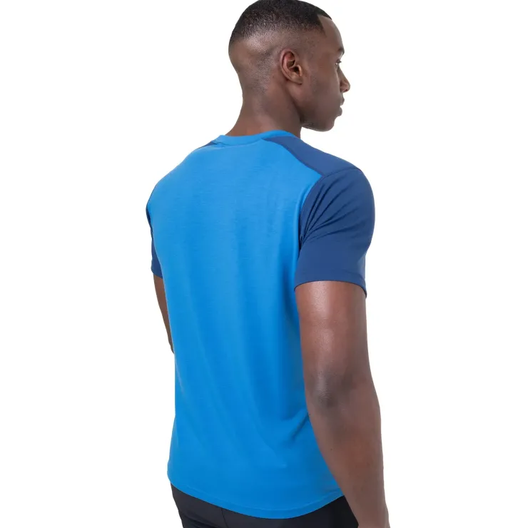 T-Shirts & Baselayers-Mountain Equipment Mens Headpoint Block Tee - Vine-Cactus