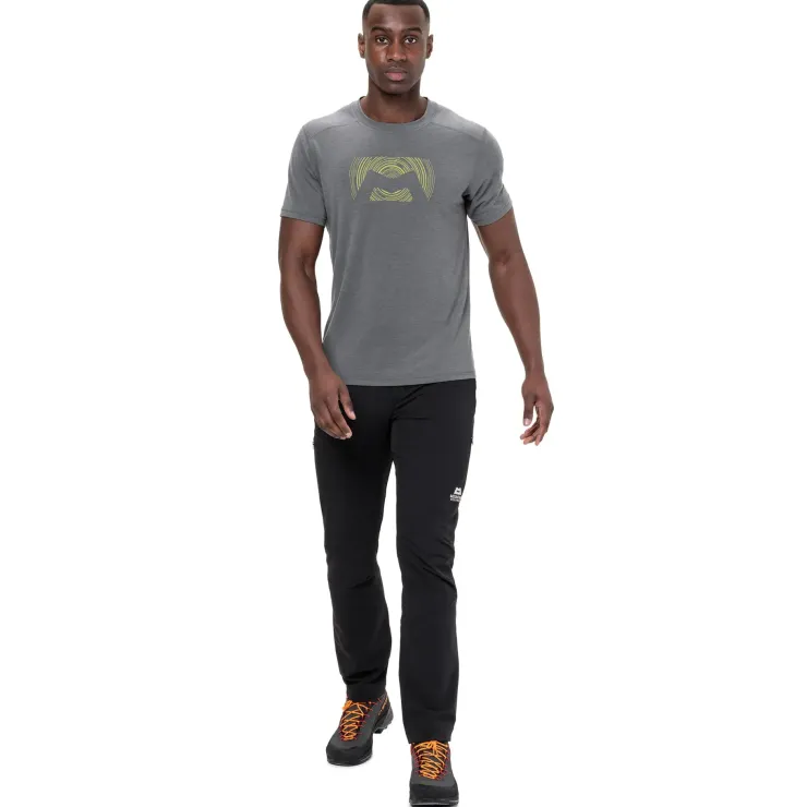 T-Shirts & Baselayers-Mountain Equipment Mens Headpoint Graphic Tee - Sage