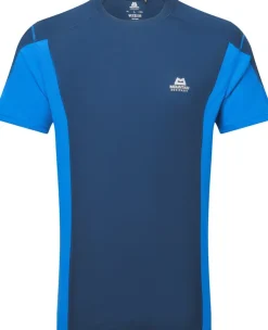 T-Shirts & Baselayers-Mountain Equipment Mens Ignis Tee - Admiral-Atlantic