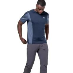 T-Shirts & Baselayers-Mountain Equipment Mens Ignis Tee - Admiral-Atlantic