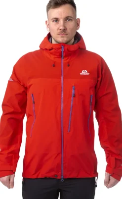 Waterproof Jackets-Mountain Equipment Mens Lhotse Jacket - Majolica-Mykonos