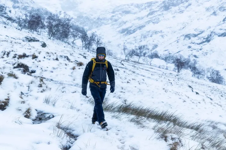 Waterproof Jackets-Mountain Equipment Mens Lhotse Jacket - Anvil Grey-Black
