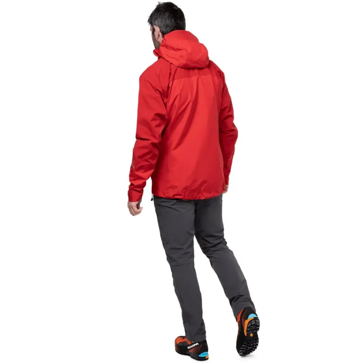 Waterproof Jackets-Mountain Equipment Mens Lhotse Jacket - Anvil Grey-Black
