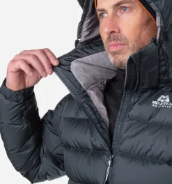 Insulated Jackets-Mountain Equipment Mens Lightline Jacket - Black