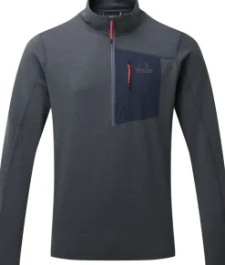 Fleece & Mid Layer-Mountain Equipment Mens Lumiko Zip-T Fleece - Ombre Blue-Cosmos