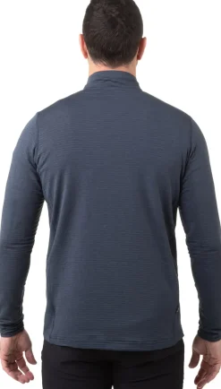 Fleece & Mid Layer-Mountain Equipment Mens Lumiko Zip-T Fleece - Ombre Blue-Cosmos