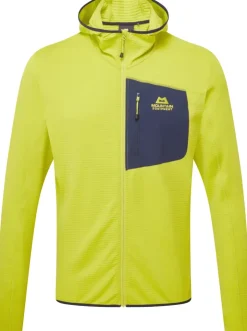 Fleece & Mid Layer-Mountain Equipment Mens Lumiko Hooded Jacket - Vine-Cosmos