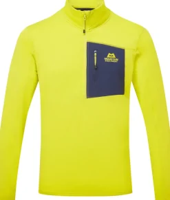 Fleece & Mid Layer-Mountain Equipment Mens Lumiko Zip T Fleece - Vine-Cosmos