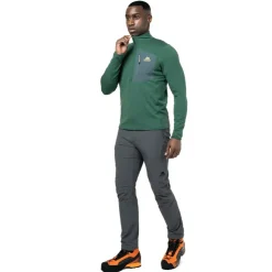 Fleece & Mid Layer-Mountain Equipment Mens Lumiko Zip-T Fleece - Merlot-Cardinal