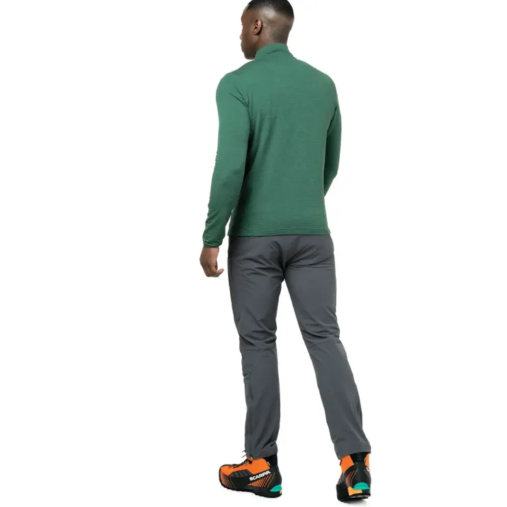 Fleece & Mid Layer-Mountain Equipment Mens Lumiko Zip-T Fleece - Merlot-Cardinal