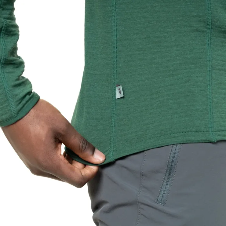 Fleece & Mid Layer-Mountain Equipment Mens Lumiko Zip-T Fleece - Merlot-Cardinal