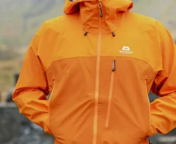 Waterproof Jackets-Mountain Equipment Mens Makalu Jacket - Rust-Ember