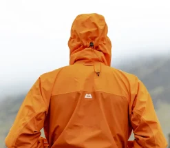 Waterproof Jackets-Mountain Equipment Mens Makalu Jacket - Rust-Ember