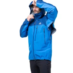 Waterproof Jackets-Mountain Equipment Mens Makalu Jacket - Atlantic-Admiral