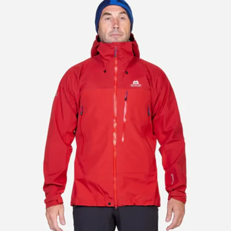 Waterproof Jackets-Mountain Equipment Mens Makalu Jacket - Pine-Fern