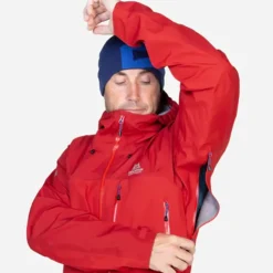 Waterproof Jackets-Mountain Equipment Mens Makalu Jacket - Pine-Fern