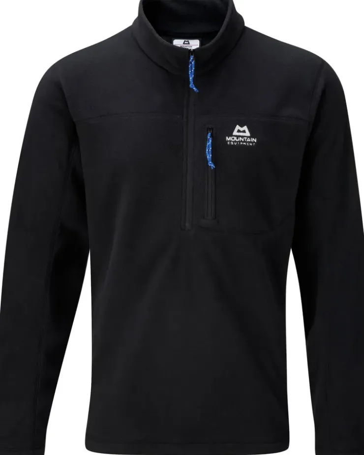 Fleece & Mid Layer-Mountain Equipment Mens Micro Zip-T Fleece - Black